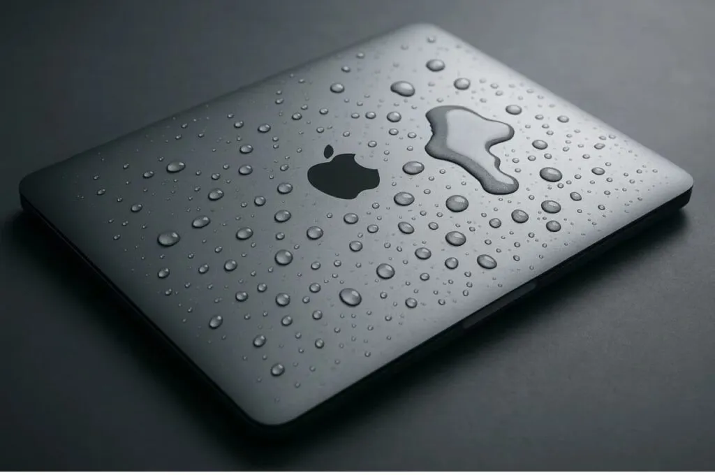 liquide renversé mac